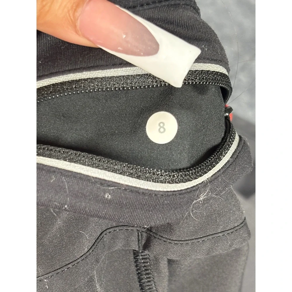 Lululemon Hotty Hot Shorts Black Size 8 Athletic Running‎ Shorts Women - Picture 2 of 7